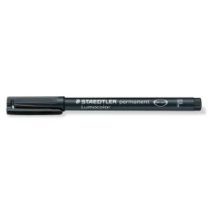 ΜΑΡΚΑΔΟΡΟΣ F ΑΝΕΞΙΤΗΛΟΣ LUMOCOLOR STAEDTLER Black 318-9