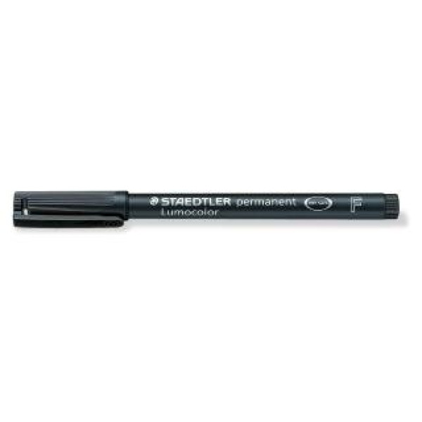 ΜΑΡΚΑΔΟΡΟΣ F ΑΝΕΞΙΤΗΛΟΣ LUMOCOLOR STAEDTLER Black 318-9