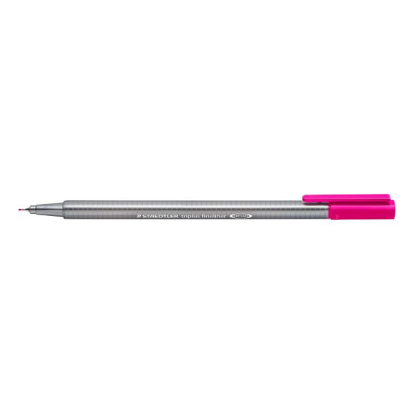 ΜΑΡΚΑΔΟΡΟΣ ΤΡΙΓΩΝΟΣ TRIPLUS FINELINER STAEDTLER Magenta 334-20