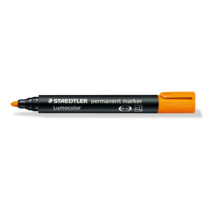 ΜΑΡΚΑΔΟΡΟΣ ΑΝΕΞΙΤΗΛΟΣ LUMOCOLOR STAEDTLER ΠΟΡΤΟΚΑΛΙ 352-4