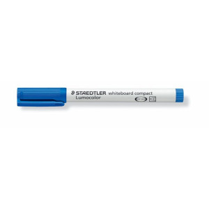 ΜΑΡΚΑΔΟΡΟΣ ΑΣΠΡΟΠΙΝΑΚΑ ΛΕΠΤΟΣ LUMOCOLOR STAEDTLER Μπλε 341-3