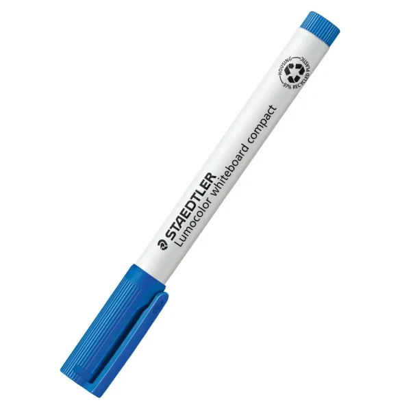 ΜΑΡΚΑΔΟΡΟΣ ΑΣΠΡΟΠΙΝΑΚΑ ΛΕΠΤΟΣ LUMOCOLOR STAEDTLER Μπλε 341-3