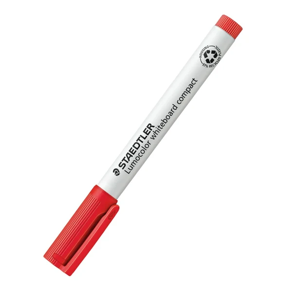 ΜΑΡΚΑΔΟΡΟΣ ΑΣΠΡΟΠΙΝΑΚΑ ΛΕΠΤΟΣ LUMOCOLOR STAEDTLER Κόκκινο 341-2
