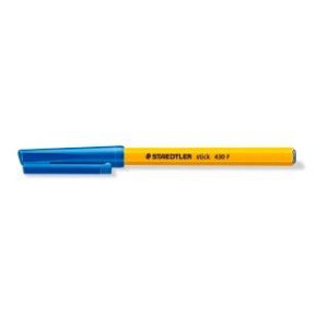 ΣΤΥΛΟ STICK STAEDTLER F ΜΠΛΕ 430F-3