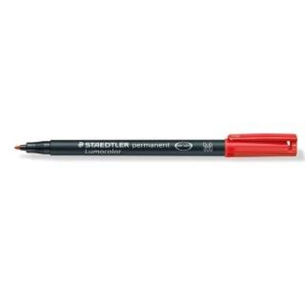 ΜΑΡΚΑΔΟΡΟΣ M ΑΝΕΞΙΤΗΛΟΣ LUMOCOLOR STAEDTLER Red 317-2