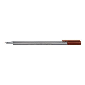 ΜΑΡΚΑΔΟΡΟΣ ΤΡΙΓΩΝΟΣ TRIPLUS FINELINER STAEDTLER Brown 334-76