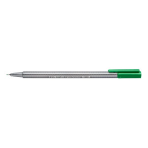ΜΑΡΚΑΔΟΡΟΣ ΤΡΙΓΩΝΟΣ TRIPLUS FINELINER STAEDTLER Green 334-5
