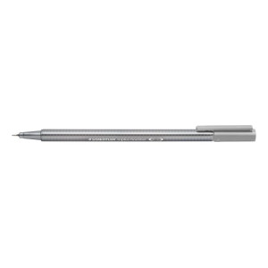 ΜΑΡΚΑΔΟΡΟΣ ΤΡΙΓΩΝΟΣ TRIPLUS FINELINER STAEDTLER Light grey 334-82