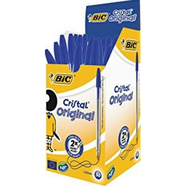 ΣΤΥΛΟ BIC CRYSTAL ΜΠΛΕ