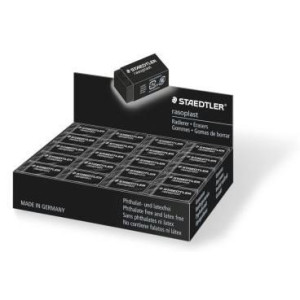ΓΟΜΟΛΑΣΤΙΧΑ ΜΑΥΡΗ 33x16x13mm STAEDTLER 526 B40-9