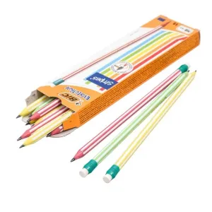 ΜΟΛΥΒΙ ΜΕ ΓΟΜΑ ΡΙΓΕ EVOLUTION STRIPES 646 BIC