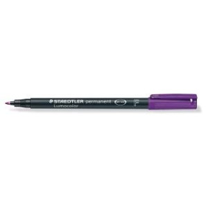 ΜΑΡΚΑΔΟΡΟΣ F ΑΝΕΞΙΤΗΛΟΣ LUMOCOLOR STAEDTLER Violet 318-6