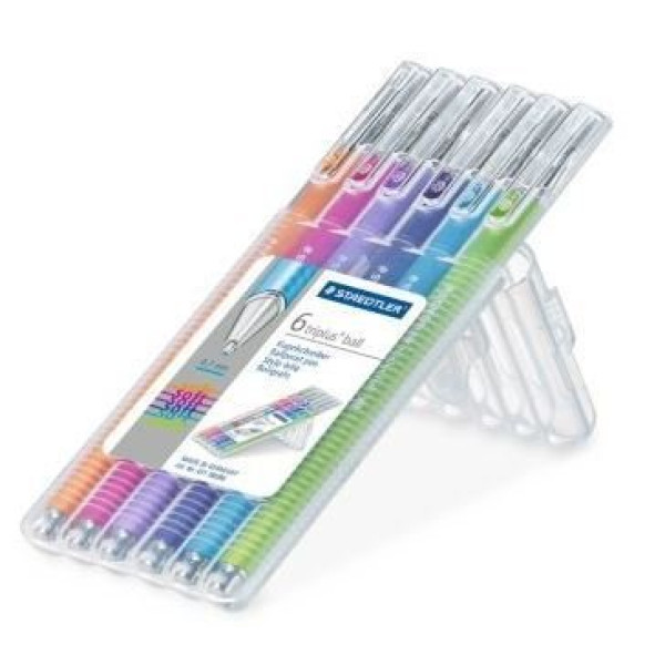 ΣΕΤ ΣΤΥΛΟ ΤΡΙΓΩΝΙΚΟ ΓΡΑΦΕΙΟΥ 6ΤΕΜ TRIPLUS STAEDTLER 431 XBSB6