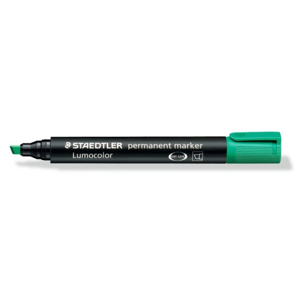 ΜΑΡΚΑΔΟΡΟΣ ΑΝΕΞΙΤΗΛΟΣ ΠΛΑΚΕ LUMOCOLOR STAEDTLER Green 350-5