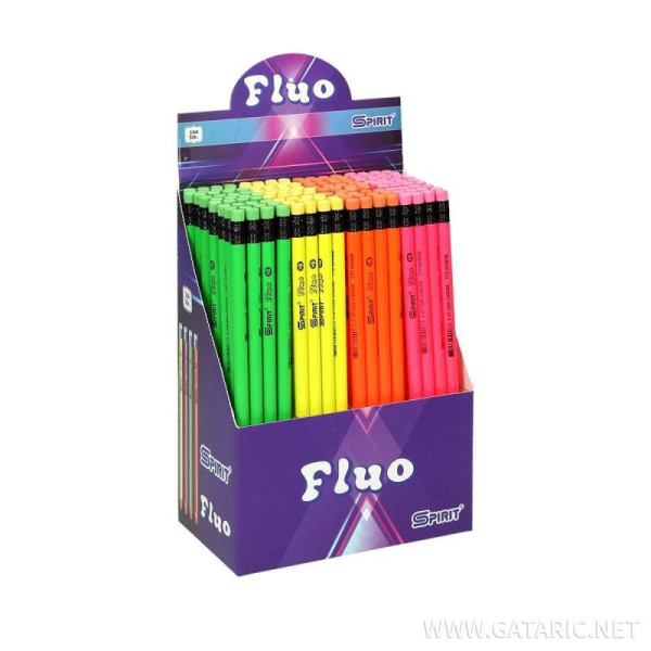 ΜΟΛΥΒΙ ΜΕ ΓΟΜΑ FLUO ΧΡΩΜΑΤΑ