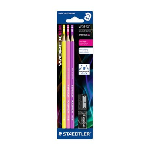 ΣΕΤ ΜΟΛΥΒΙΑ WOPEX 180FSBK3-202 STAEDTLER ΣΕ BLISTER 3ΤΕΜ