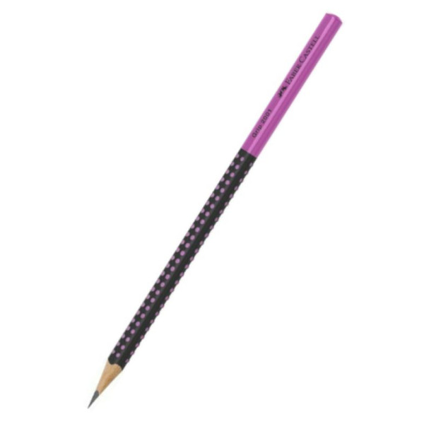Μολύβι Μαύρο Ροζ  517011 Faber-Castell Grip
