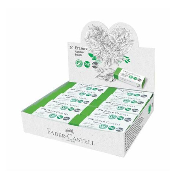 ΓΟΜΟΛΑΣΤΙΧΑ FABER CASTEL 187250 PVC DUST FREE ΠΡΑΣΙΝΗ