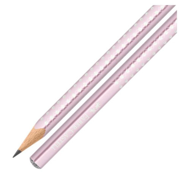 ΜΟΛΥΒΙ SPARKLE 118261  B ΡΟΖΕ FABER-CASTELL