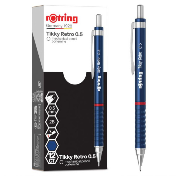 ΜΗΧΑΝΙΚΟ ΜΟΛΥΒΙ  RETRO 0.5  BLUE ROTRING