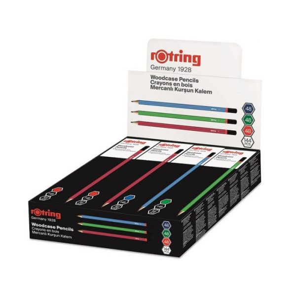 ΜΟΛΥΒΙ ROTRING CORE ΚΟΚΚΙΝΟ-ΜΠΛΕ-ΠΡΑΣΙΝΟ ΗΒ