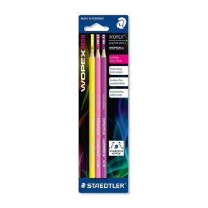 ΣΕΤ ΜΟΛΥΒΙΑ NEON (YELLOW-PINK-PURPLE) 180F-BK3-1 STAEDTLER BLISTER 3ΤΕΜ