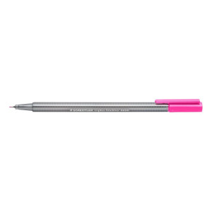 ΜΑΡΚΑΔΟΡΟΣ ΤΡΙΓΩΝΟΣ TRIPLUS FINELINER STAEDTLER Pink Neon 334-221