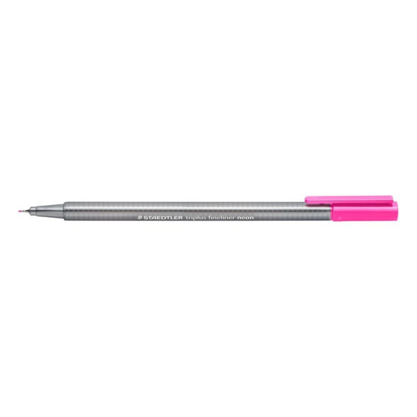 ΜΑΡΚΑΔΟΡΟΣ ΤΡΙΓΩΝΟΣ TRIPLUS FINELINER STAEDTLER Pink Neon 334-221