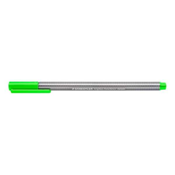 ΜΑΡΚΑΔΟΡΟΣ ΤΡΙΓΩΝΟΣ TRIPLUS FINELINER STAEDTLER Green Neon 334-501