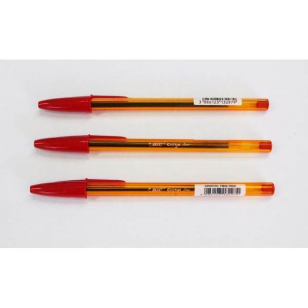 ΣΤΥΛΟ  BIC  CRISTAL FINE 0,8 ΚΟΚΚΙΝΟ
