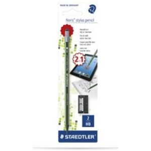 ΜΟΛΥΒΙ ΡΙΓΕ (ΠΡΑΣΙΝΟ-ΜΑΥΡΟ) 2ΣΕ1 ΜΕ STYLUS ΓΙΑ TOUCH SCREEN & ΞΥΣΤΡΑ 18021-5SBK STAEDTLER