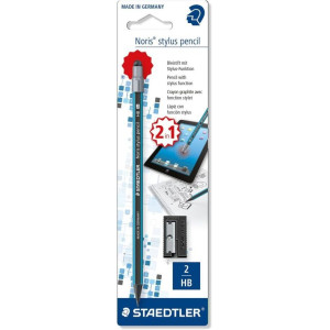 ΜΟΛΥΒΙ ΡΙΓΕ (ΜΠΛΕ-ΜΑΥΡΟ) 2ΣΕ1 ΜΕ STYLUS ΓΙΑ TOUCH SCREEN & ΞΥΣΤΡΑ 18021-3SBK STAEDTLER