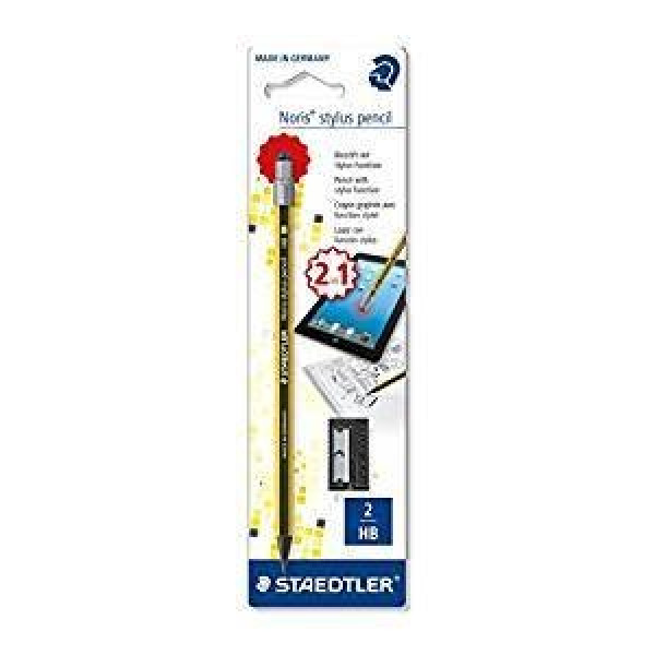 ΜΟΛΥΒΙ ΡΙΓΕ(ΚΙΤΡΙΝΟ-ΜΑΥΡΟ) 2ΣΕ1 ΜΕ STYLUS ΓΙΑ TOUCH SCREEN & ΞΥΣΤΡΑ 18021-1SBK STAEDTLER