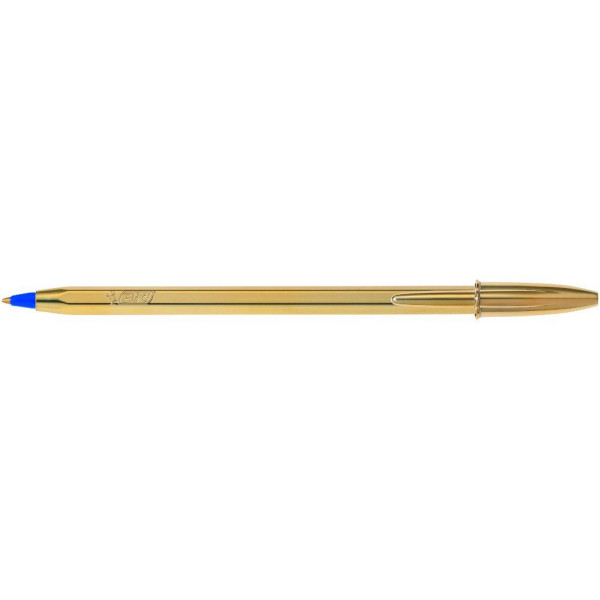 ΣΤΥΛΟ BIC CRISTAL CELEBRATE ΧΡΥΣΟ 1,0mm ΜΠΛΕ ΓΡΑΦΗ