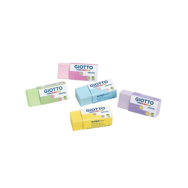 ΓΟΜΟΛΑΣΤΙΧΑ GIOTTO PASTEL ΔΙΑΦΟΡΑ ΧΡΩΜΑΤΑ