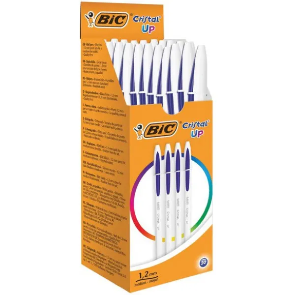 ΣΤΥΛΟ BIC CRISTAL UP 1,2mm ΜΠΛΕ
