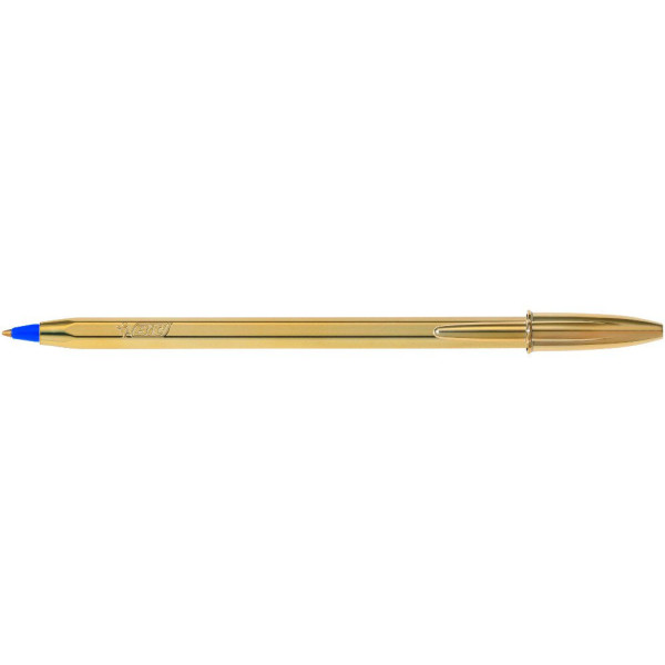 ΣΤΥΛΟ  BIC  CRYSTAL CELEBRATE ΧΡΥΣΟ ΜΠΛΕ ΓΡΑΦΗ 1,0ΜΜ