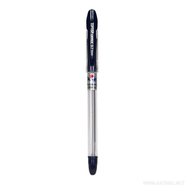 ΣΤΥΛΟ SUPER GEL ΜΕ ΛΑΣΤΙΧΕΝΙΑ ΛΑΒΗ 0.5mm ΜΠΛΕ