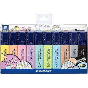 ΣΕΤ ΜΑΡΚΑΔΟΡΟΙ ΥΠΟΓΡΑΜΜΙΣΗΣ TEXTSURFER Pastel 10TEM