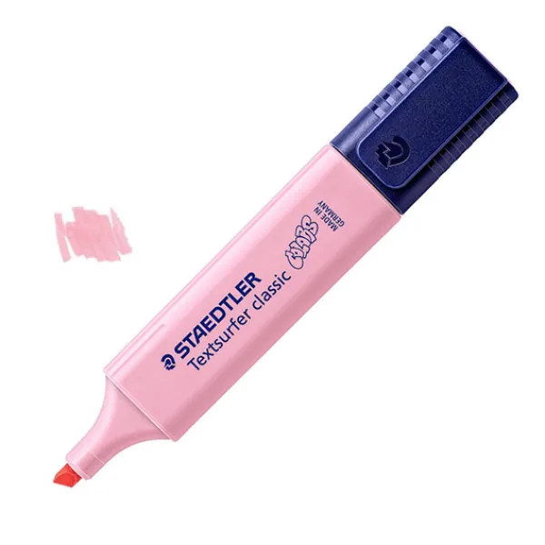 ΜΑΡΚΑΔΟΡΟΣ ΥΠΟΓΡΑΜΜΙΣΗΣ TEXTSURFER PASTEL ΡΟΖ