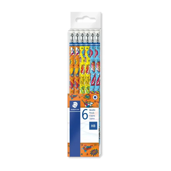 ΣΕΤ ΜΟΛΥΒΙΑ ΜΕ ΓΟΜΑ TB COMIC STAEDTLER 6ΤΕΜ