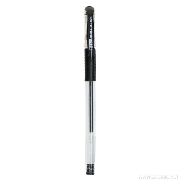ΣΤΥΛΟ SUPER GEL ΜΕ ΛΑΣΤΙΧΕΝΙΑ ΛΑΒΗ 0.5mm ΜΑΥΡΟ