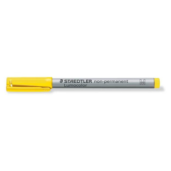 ΜΑΡΚΑΔΟΡΟΣ NON PERMANENT LUMOCOLOR STAEDTLER ΚΙΤΡΙΝΟΣ 315-1