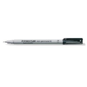 ΜΑΡΚΑΔΟΡΟΣ S NON-PERMANENT LUMOCOLOR STAEDTLER Black 311-9