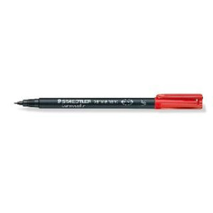 ΜΑΡΚΑΔΟΡΟΣ S ΑΝΕΞΙΤΗΛΟΣ LUMOCOLOR STAEDTLER Red 313-2