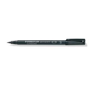 ΜΑΡΚΑΔΟΡΟΣ S ΑΝΕΞΙΤΗΛΟΣ LUMOCOLOR STAEDTLER Black 313-9