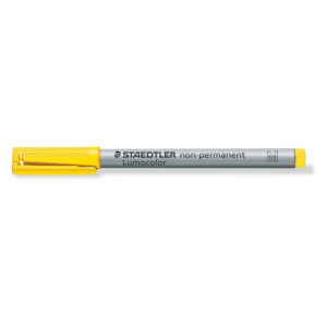 ΜΑΡΚΑΔΟΡΟΣ NON PERMANENT LUMOCOLOR STAEDTLER ΚΙΤΡΙΝΟΣ 315-1