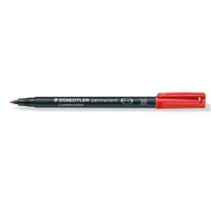 ΜΑΡΚΑΔΟΡΟΣ M ΑΝΕΞΙΤΗΛΟΣ LUMOCOLOR STAEDTLER Red 317-2