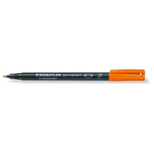 ΜΑΡΚΑΔΟΡΟΣ F ΑΝΕΞΙΤΗΛΟΣ LUMOCOLOR STAEDTLER Orange 318-4