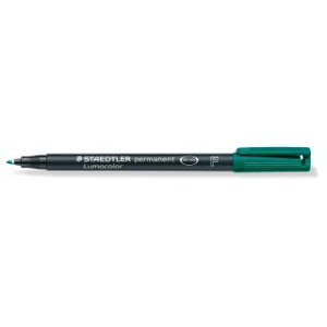 ΜΑΡΚΑΔΟΡΟΣ F ΑΝΕΞΙΤΗΛΟΣ LUMOCOLOR STAEDTLER Green 318-5